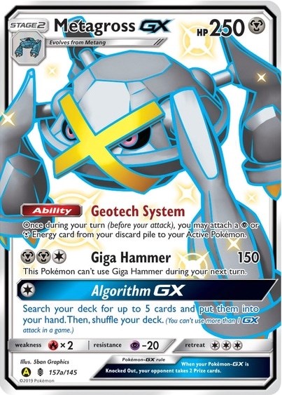 metagross pokemon card TCG - Journey Together NM sv9-63 holofoil 113/198 / Ultra Rare Card Type / HP / Stage M Metagross EX (XY35) [XY: