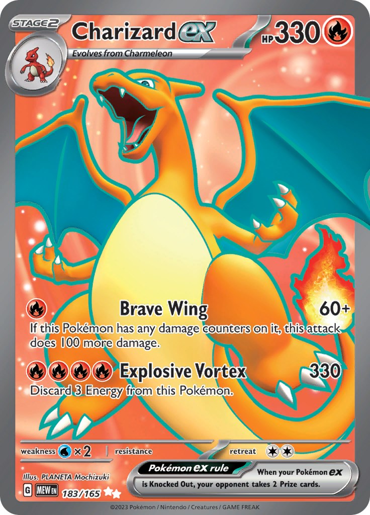 Charizard ex - 183/165 [MEW - 183/165] – Collector's Destiny