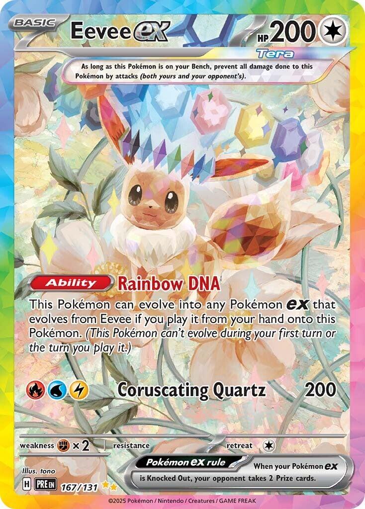 Eevee ex - 167/131 [PRE - 167/131] – Collector's Destiny