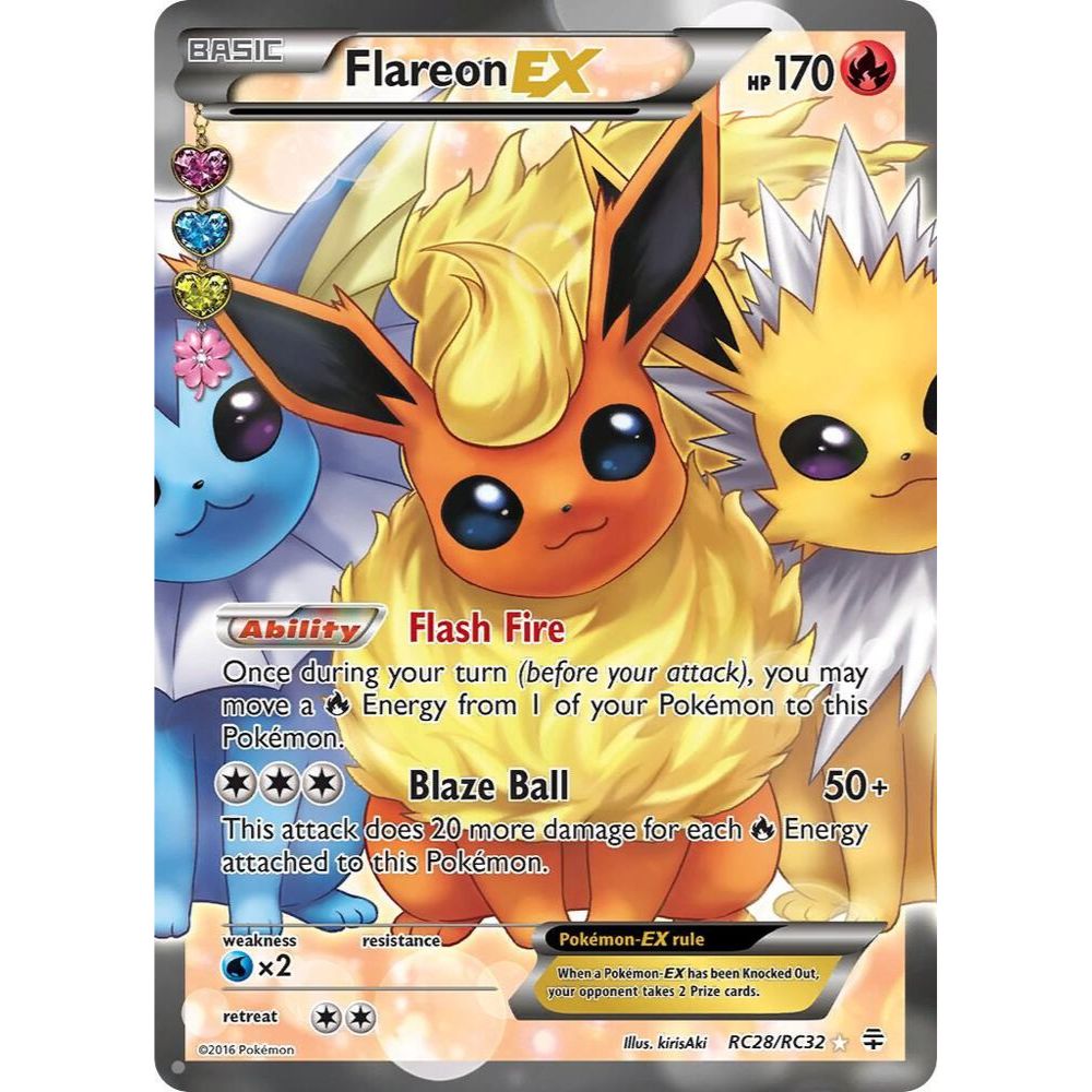 Flareon EX (Full Art) RC28/RC32 (GEN)