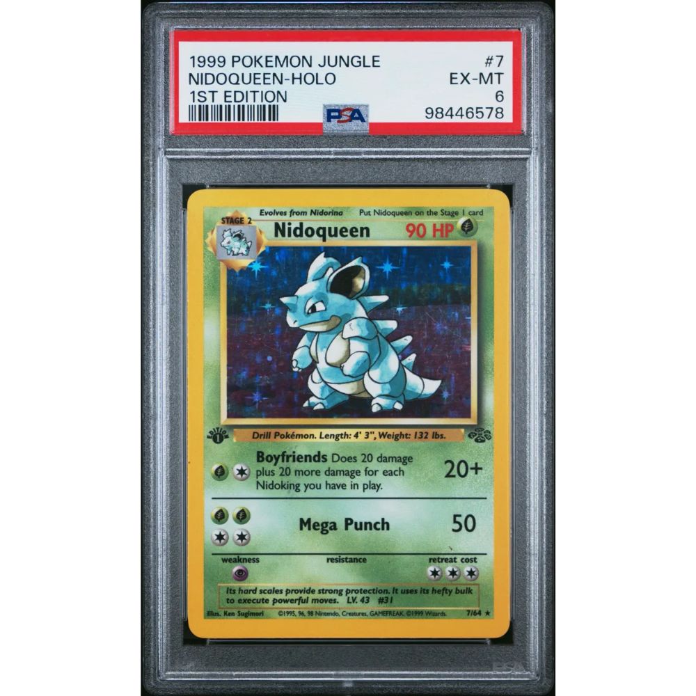 JUNGLE - Nidoqueen #7 PSA 6