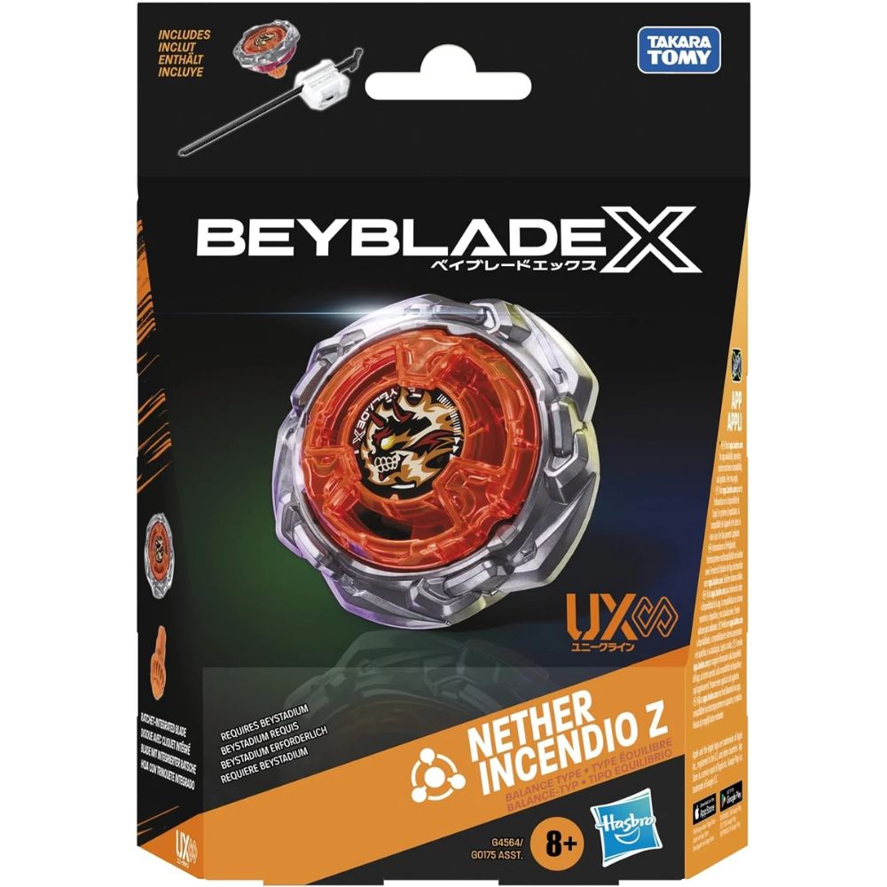 HASBRO Beyblade X Nether Incendio Z Starter