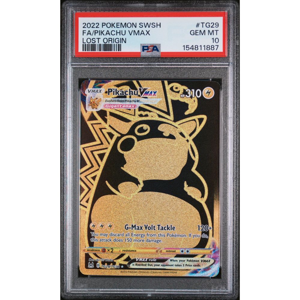 LOST ORIGIN - Pikachu VMAX #TG29 PSA 10