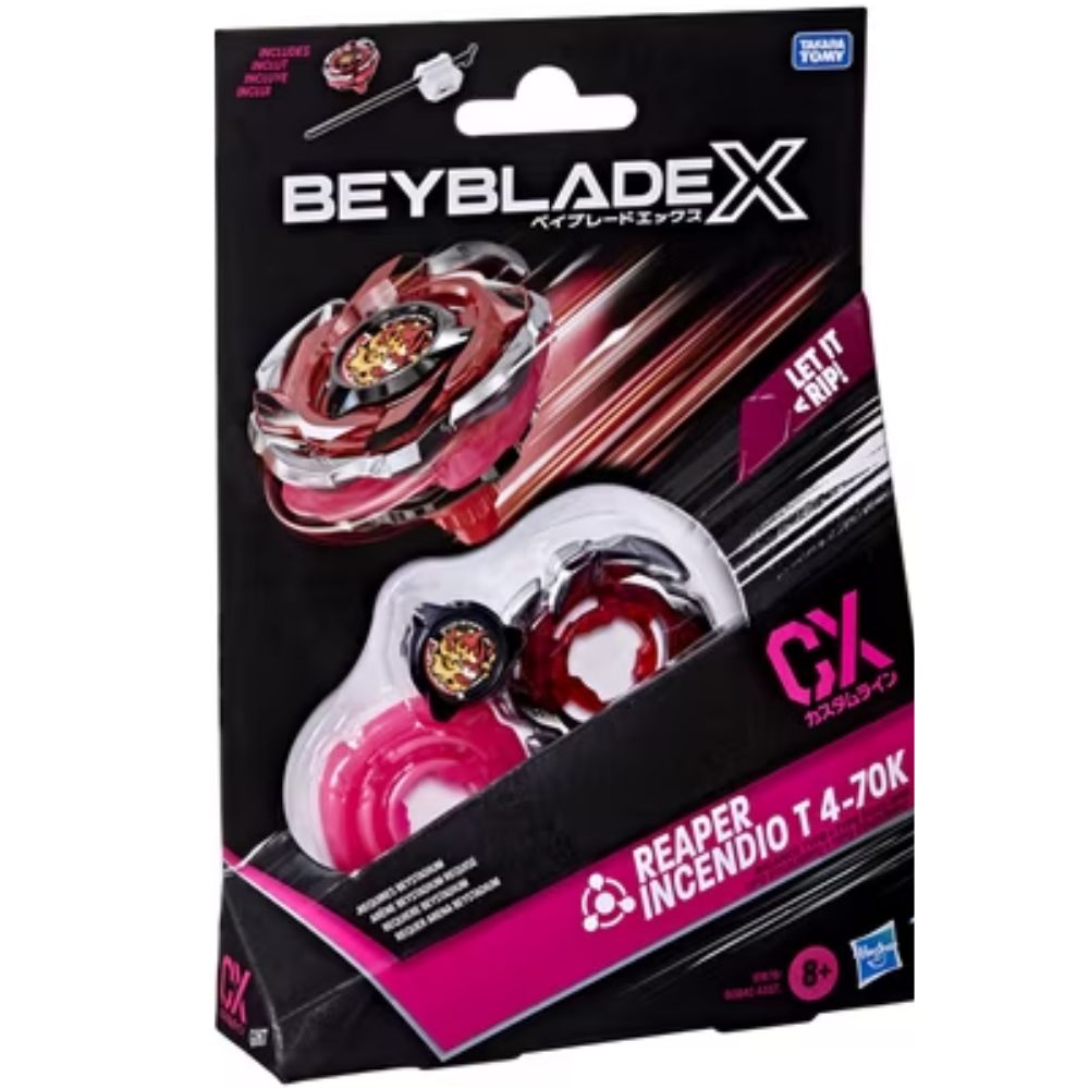 HASBRO Beyblade X Reaper Incendio T 4-70K CX Starter Pack Set