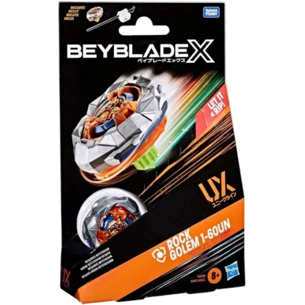 HASBRO Rock Golem 1-60UN Beyblade X Starter UX-13