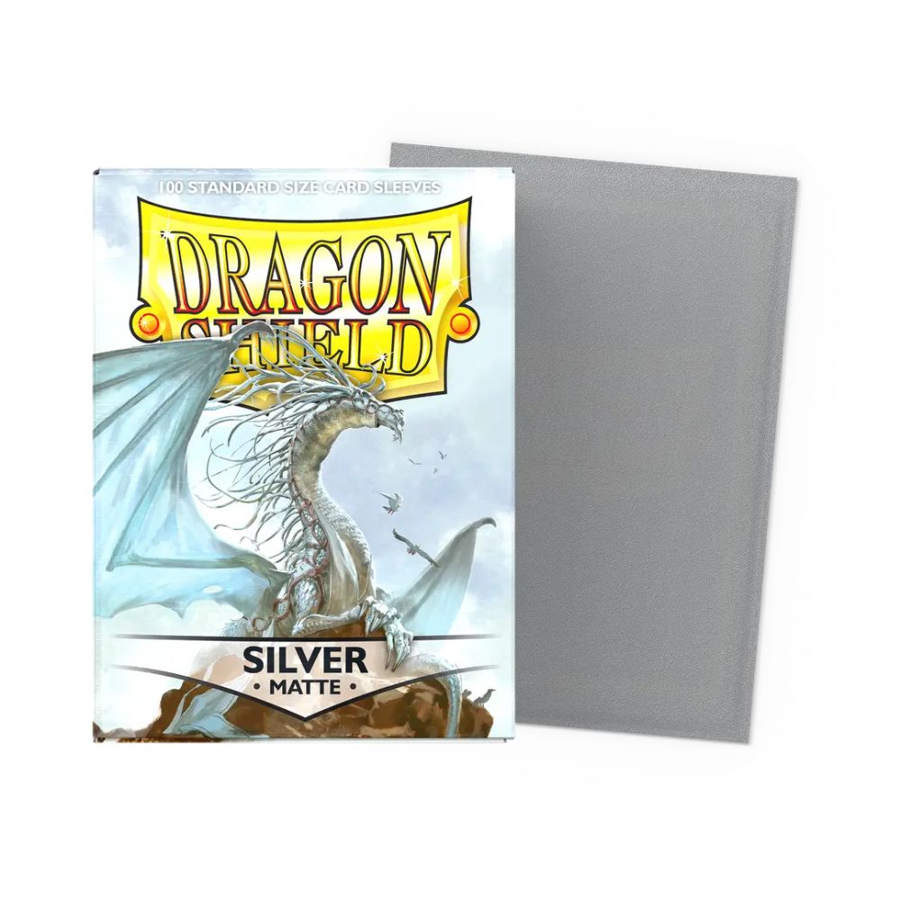 Dragon Shield Sleeves: Standard - Silver 100CT