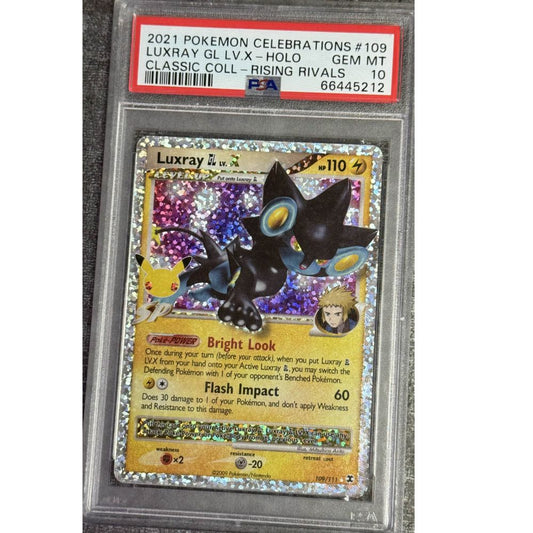 CELEBRATIONS: CLASSIC COLLECTION - Luxray Lv.X #109 PSA 10