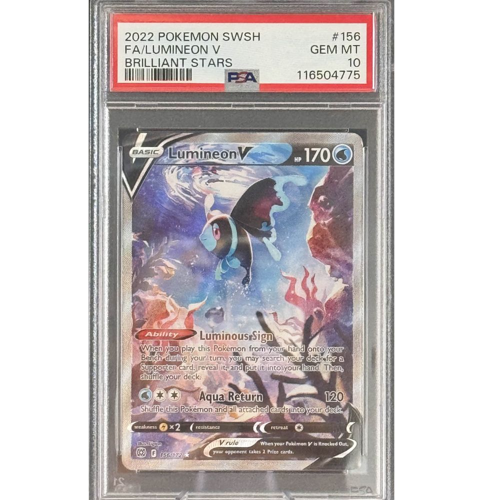 BRILLIANT STARS - Lumineon V 156/172 PSA 10