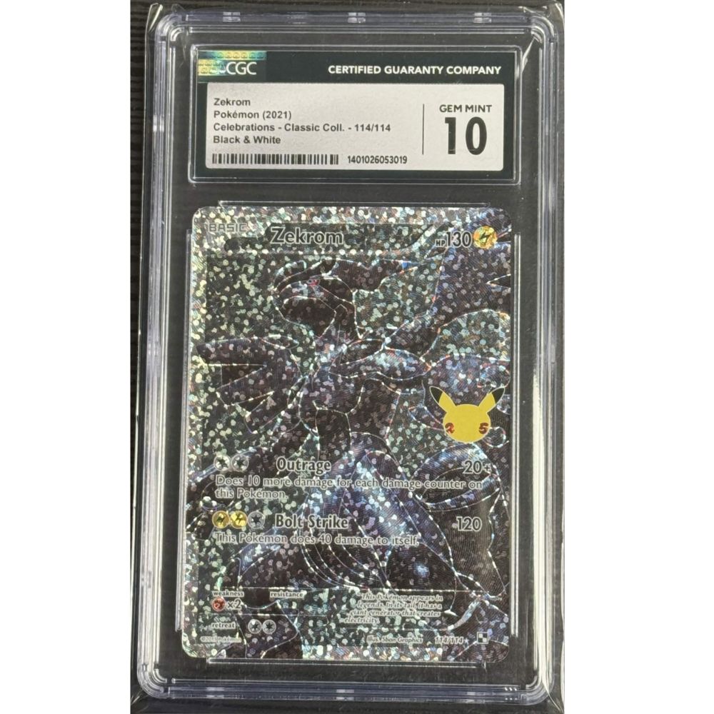 CELEBRATIONS: CLASSIC COLL. - Zekrom #114 CGC 10