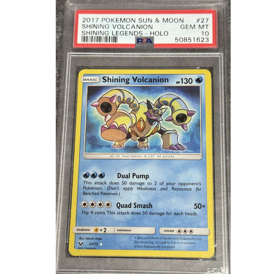 SHINING LEGENDS - Shining Volcanion 27/73 PSA 10
