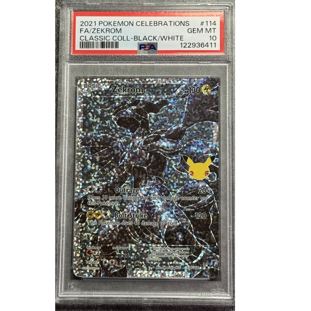 CELEBRATIONS CLASSIC COLLECTION - Zekrom #114 PSA 10