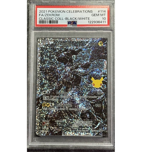 CELEBRATIONS CLASSIC COLLECTION - Zekrom #114 PSA 10