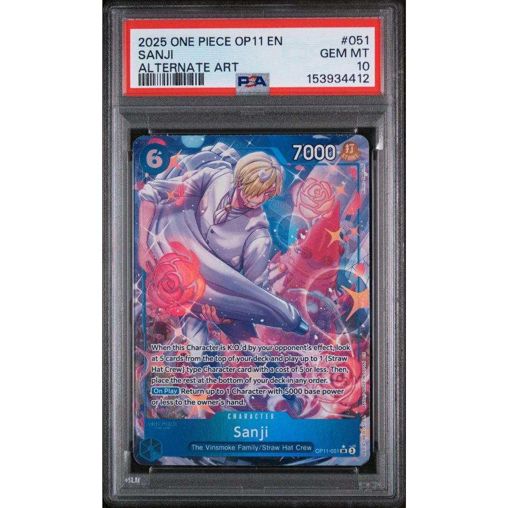 OP11 - Sanji #051 PSA 10