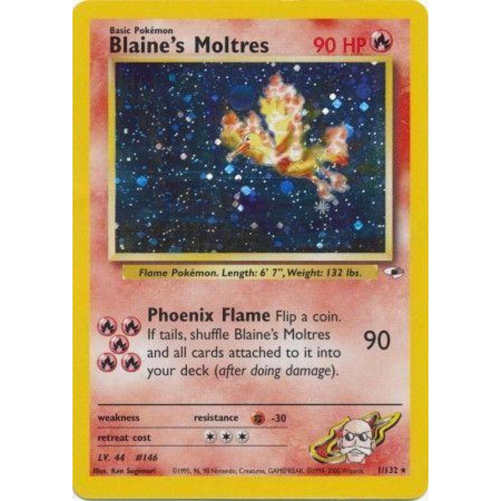 Blaine's Moltres 001/132 (Gym Heroes)