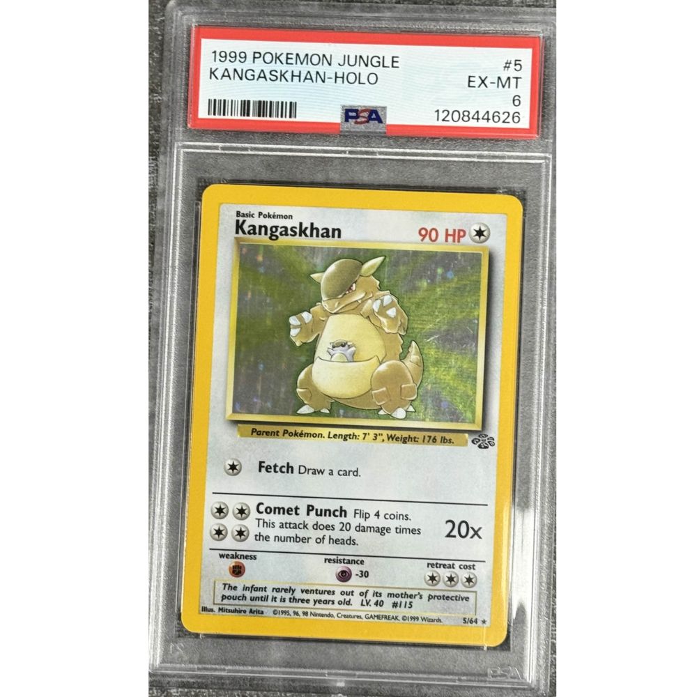 JUNGLE - Kangaskhan (Unlimited) 5/64 PSA 6