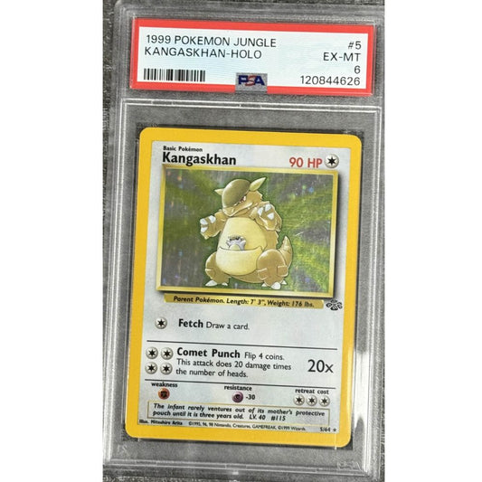 JUNGLE - Kangaskhan (Unlimited) 5/64 PSA 6