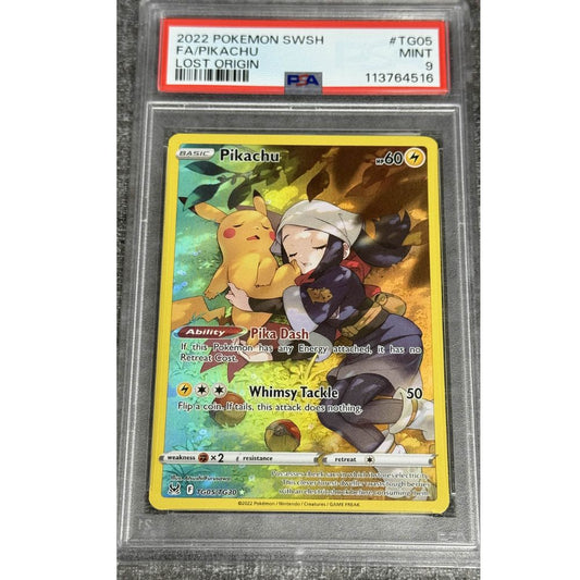 LOST ORIGIN - Pikachu TG05/TG30 PSA 9