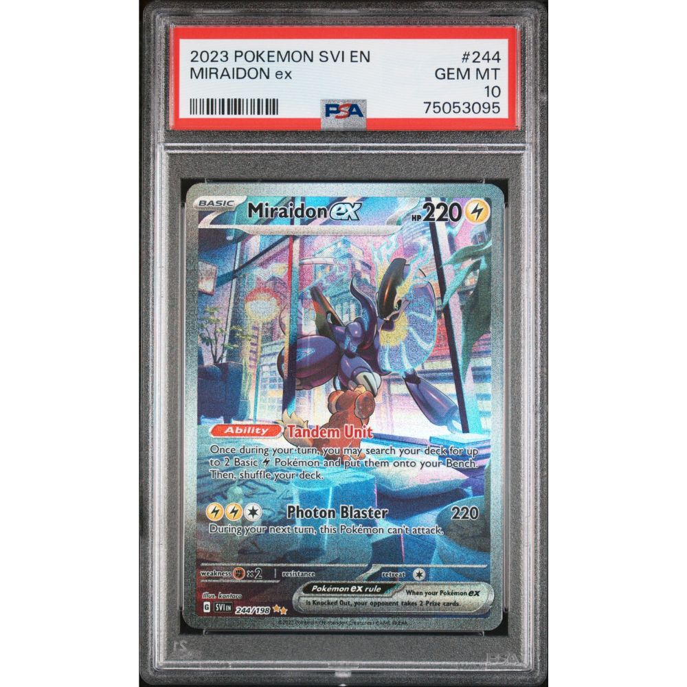 SV BASE SET - Miraidon ex #244 PSA 10