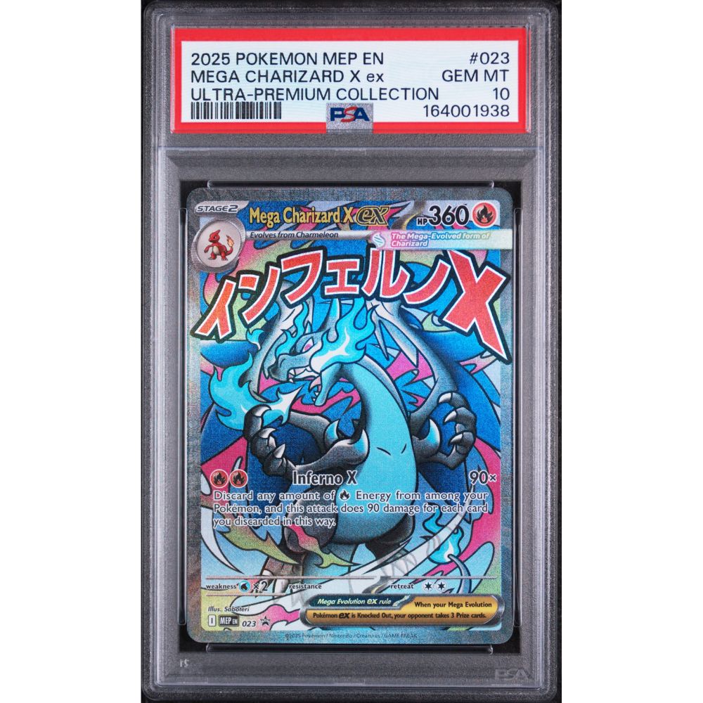 MEGA EVOLUTION PROMO - Mega Charizard X ex #023 PSA 10