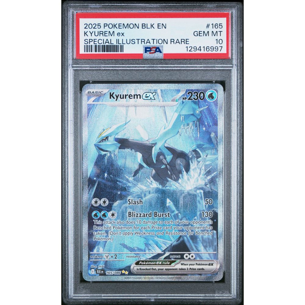 BLACK BOLT - Kyurem ex #165 PSA 10