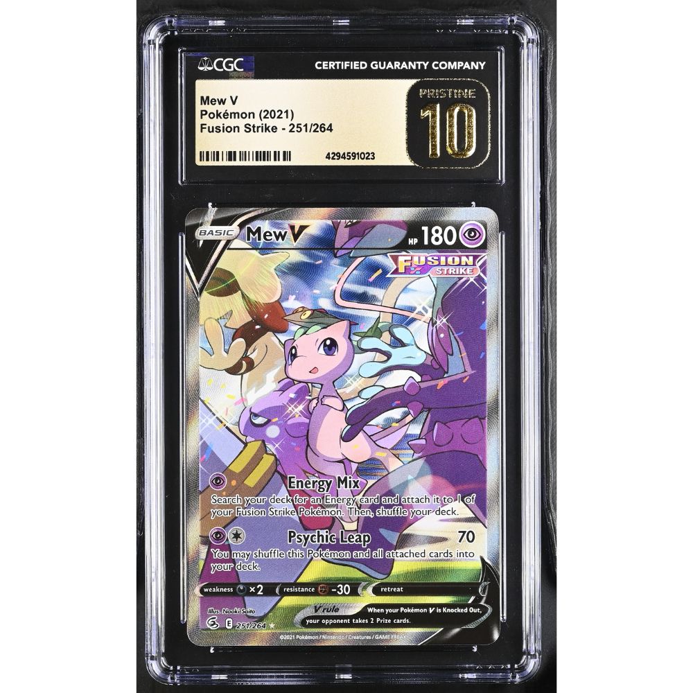 FUSION STRIKE - Mew V #251 CGC PRISTINE 10