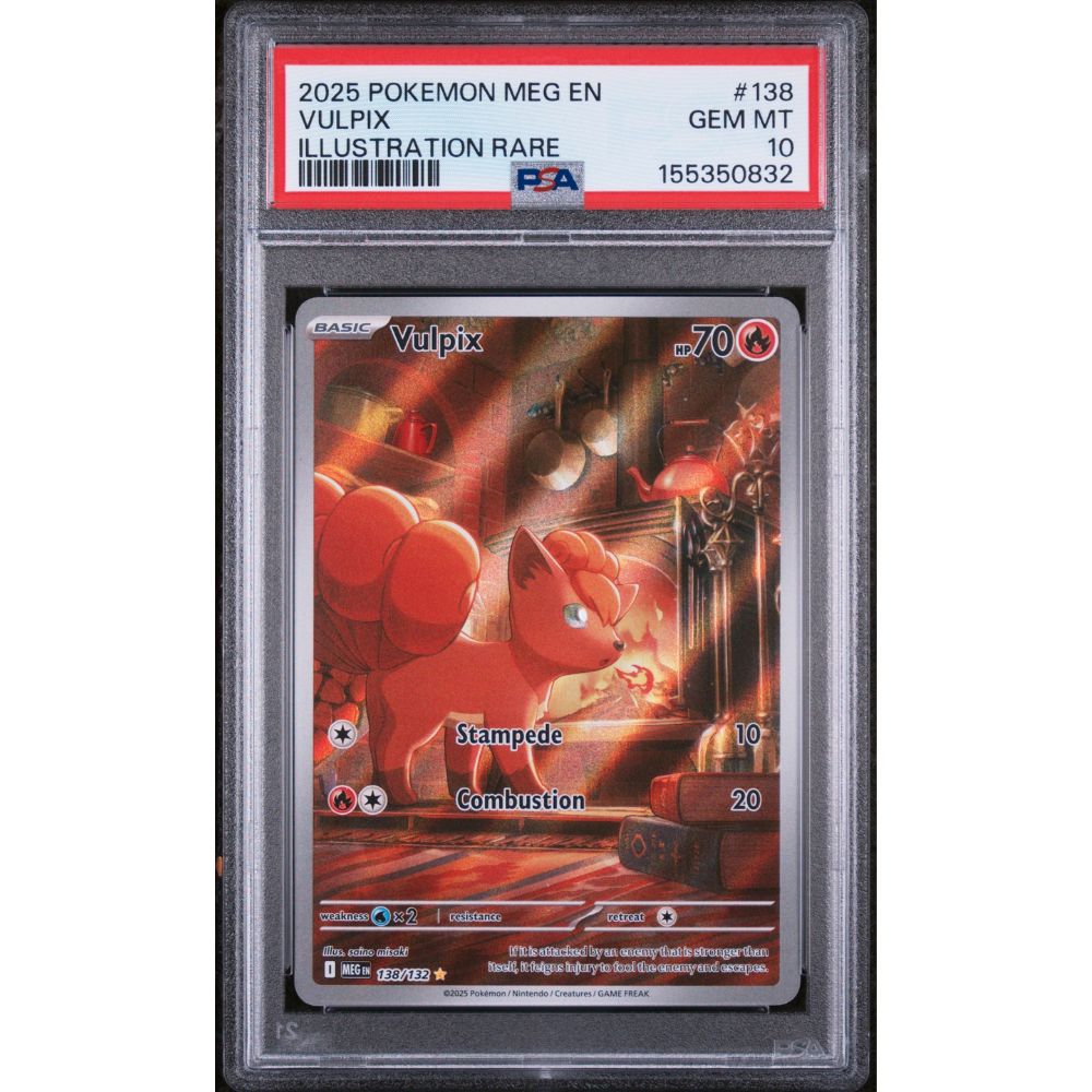 MEGA EVOLUTION - Vulpix #138 PSA 10