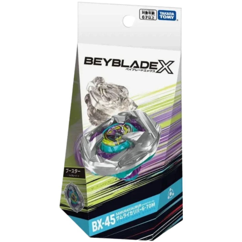 Takara Tomy Beyblade X BX-45 Samurai Calibur 6-70M