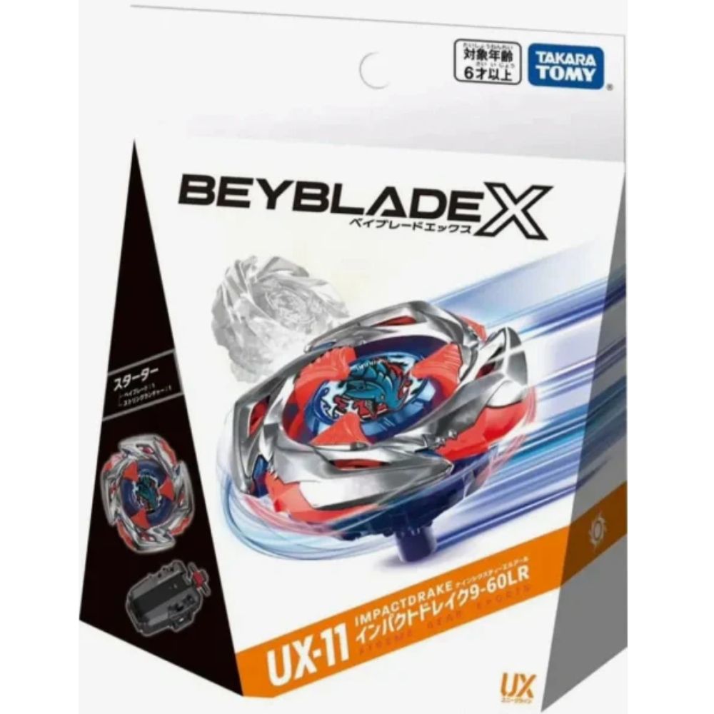 Takara Tomy Beyblade X UX-11 Impact Drake 9-60LR Starter
