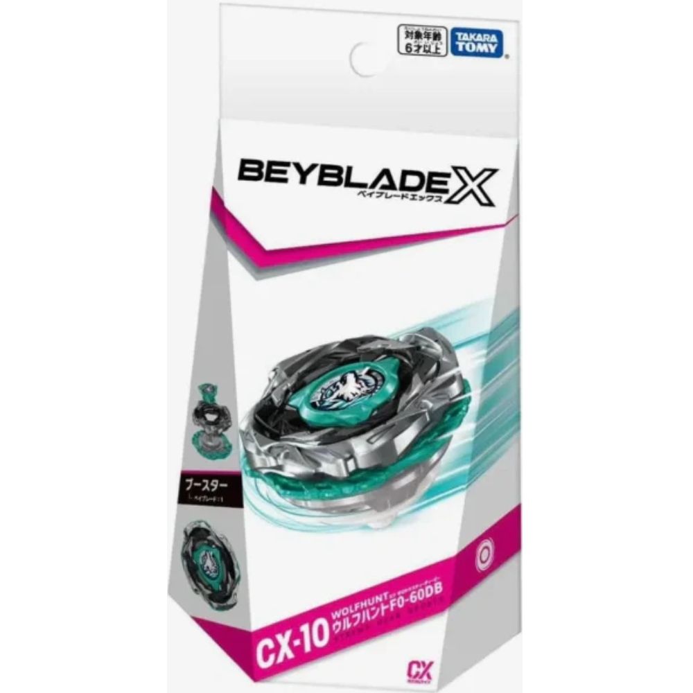 Takara Tomy Beyblade X CX-10 Wolf Hunt F0-60DB