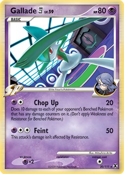 Gallade E4 - 20/111 (DPPt Rising Rivals)