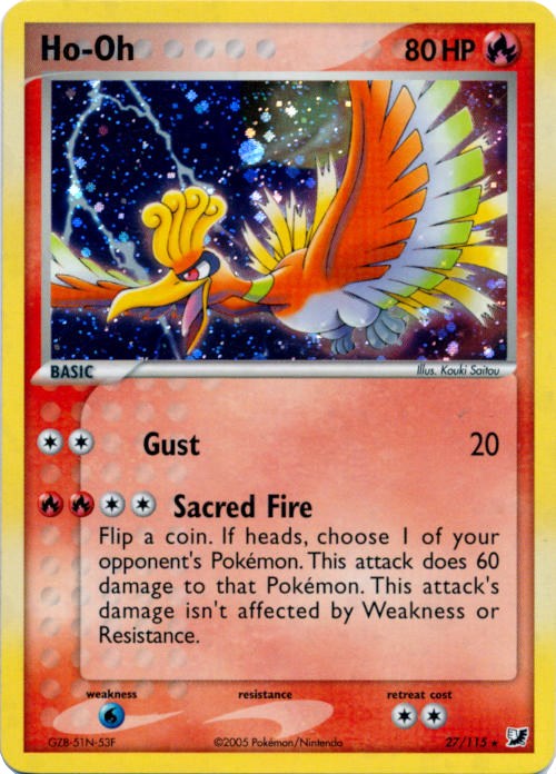 Ho-Oh - 27/115 (Cosmos Holo)