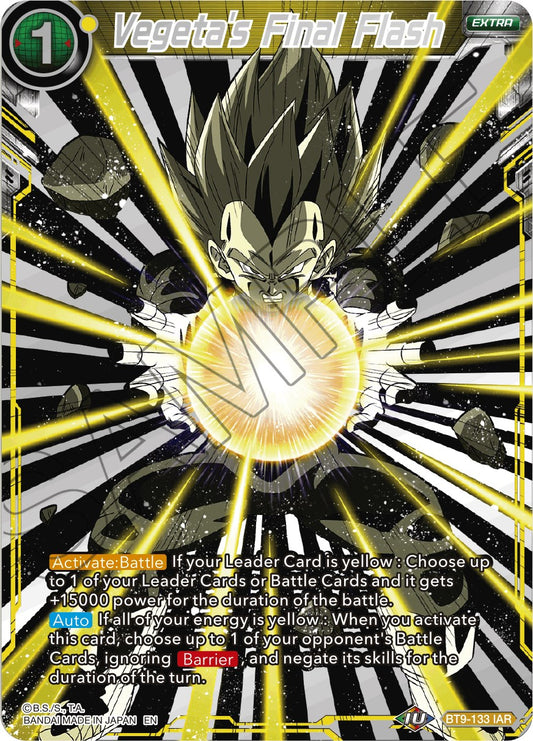Vegeta's Final Flash [DBS-B09 - BT9-133]