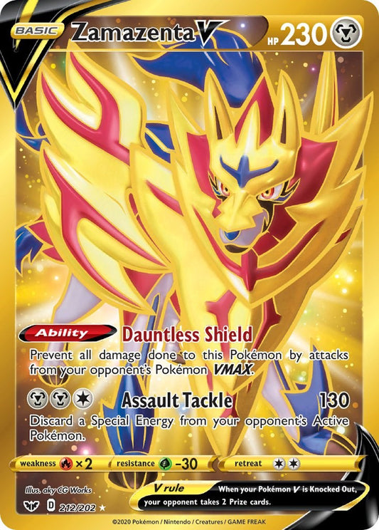 Zamazenta V (Secret) [SWSH01 - 212/202]