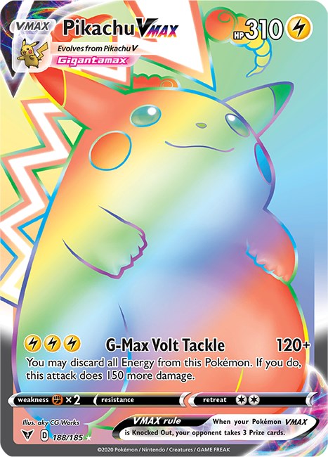 Pikachu VMAX (Secret) [SWSH04 - 188/185]