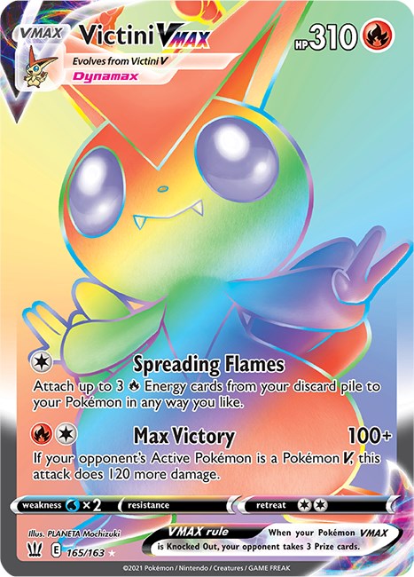 Victini VMAX (Secret) [SWSH05 - 165/163]