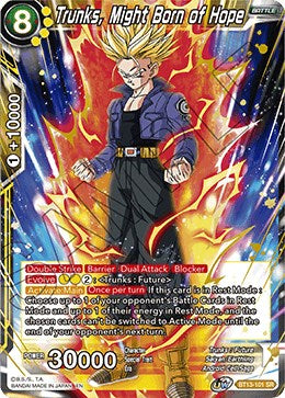 Trunks, Might Born of Hope [DBS-B13 - BT13-101]