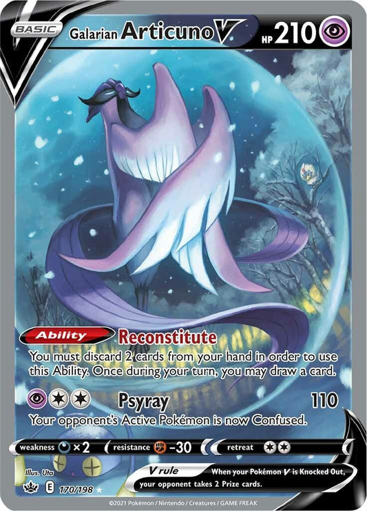 Galarian Articuno V (Alternate Full Art) [SWSH06 - 170/198]