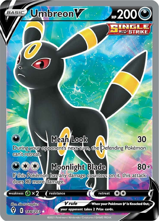 Umbreon V (Full Art) [SWSH07 - 188/203]