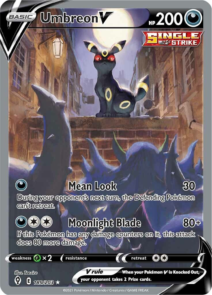 Umbreon V (Alternate Full Art) [SWSH07 - 189/203]