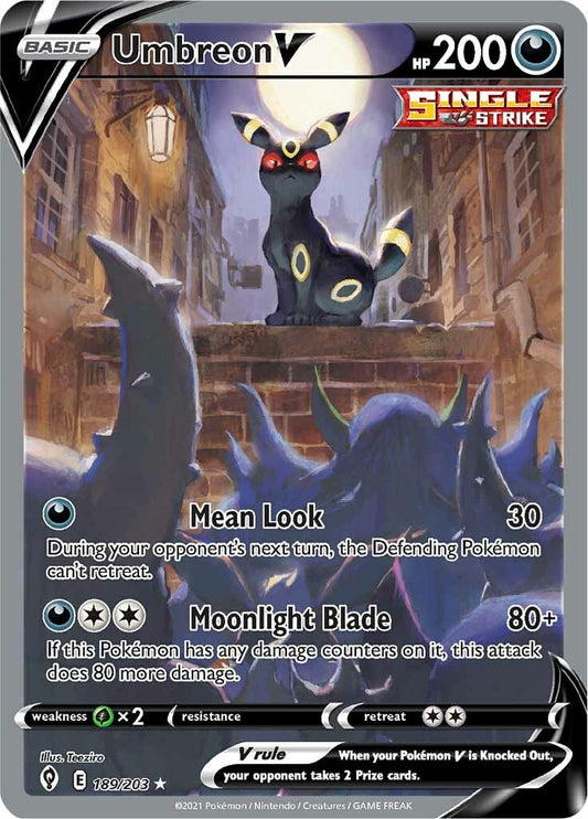 Umbreon V (Alternate Full Art) [SWSH07 - 189/203]