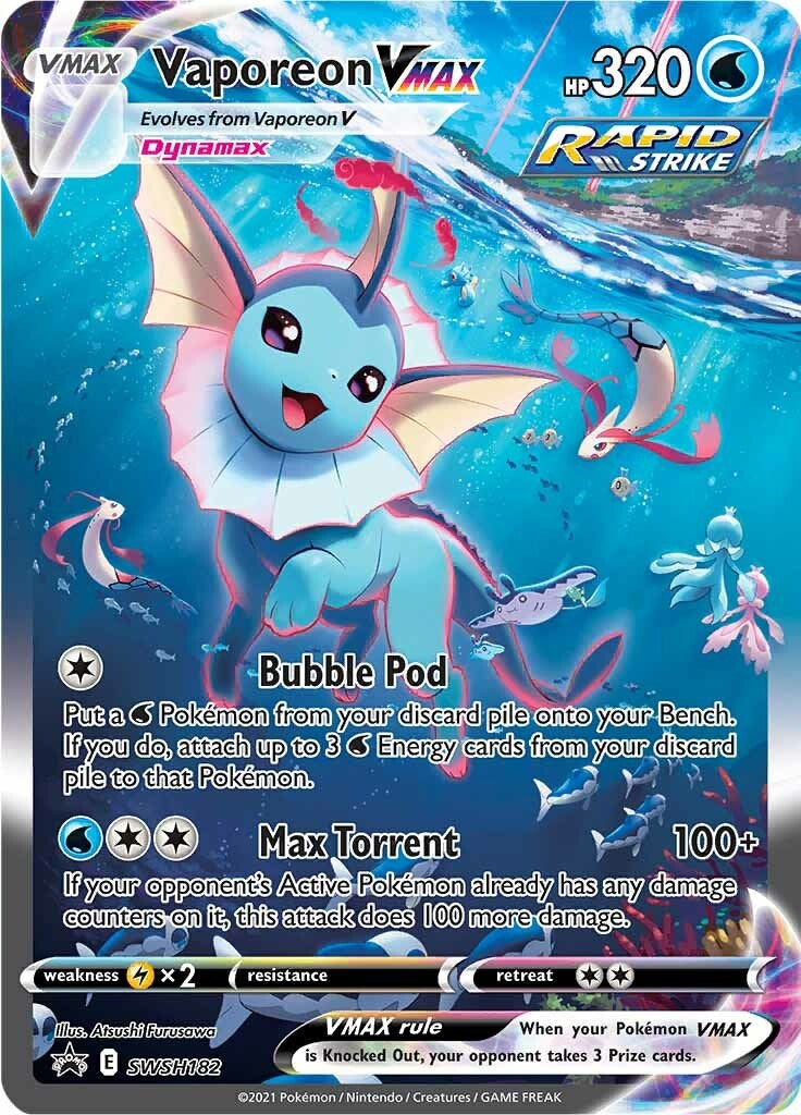 Vaporeon VMAX - SWSH182 [SWSD - SWSH182]