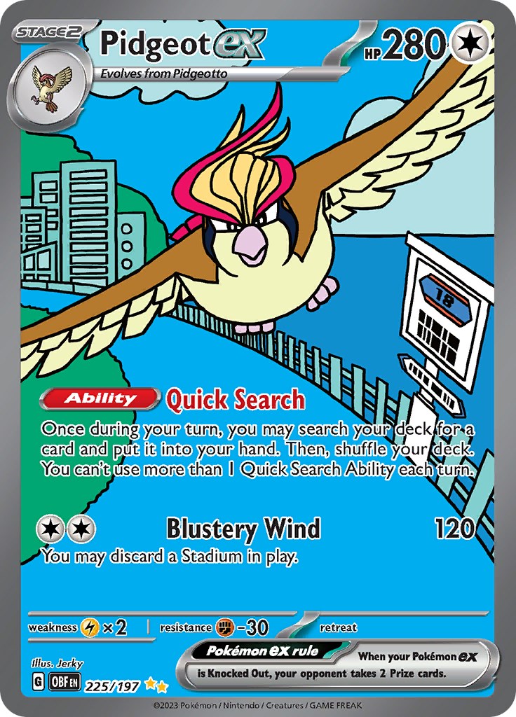 Pidgeot ex - 225/197 [OBF - 225/197]