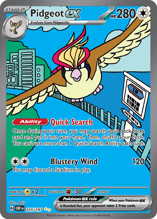 Pidgeot ex - 225/197 [OBF - 225/197]