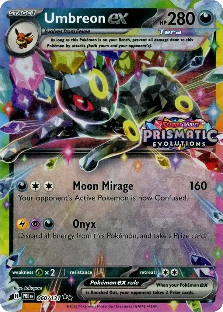 Umbreon ex - 060/131 (Prismatic Evolutions Stamp) [MCAP - 060/131]