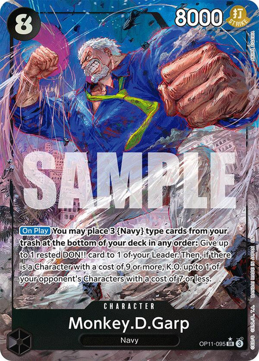 Monkey.D.Garp (Alternate Art) [OP11 - OP11-095]