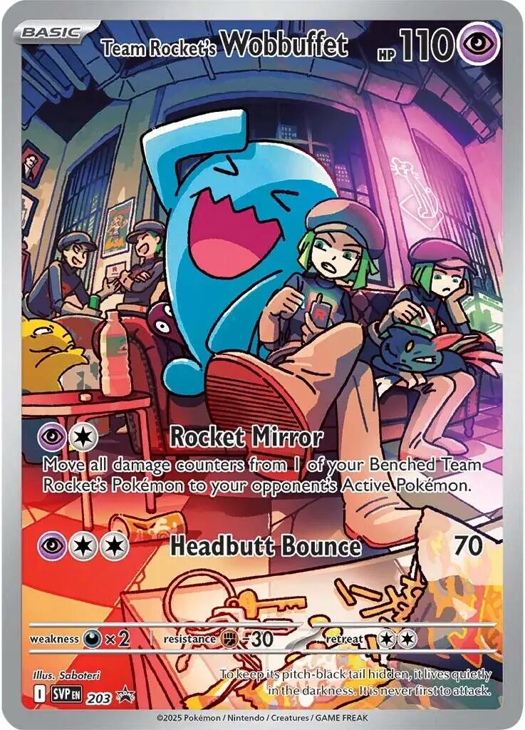 Team Rocket's Wobbuffet [SVP - 203]