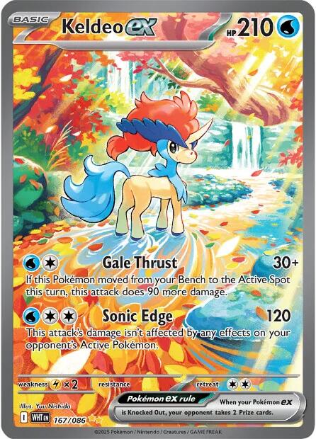 Keldeo ex - 167/086 [WHT - 167/086]