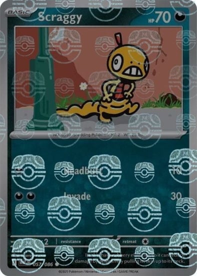 Scraggy (Master Ball Pattern)