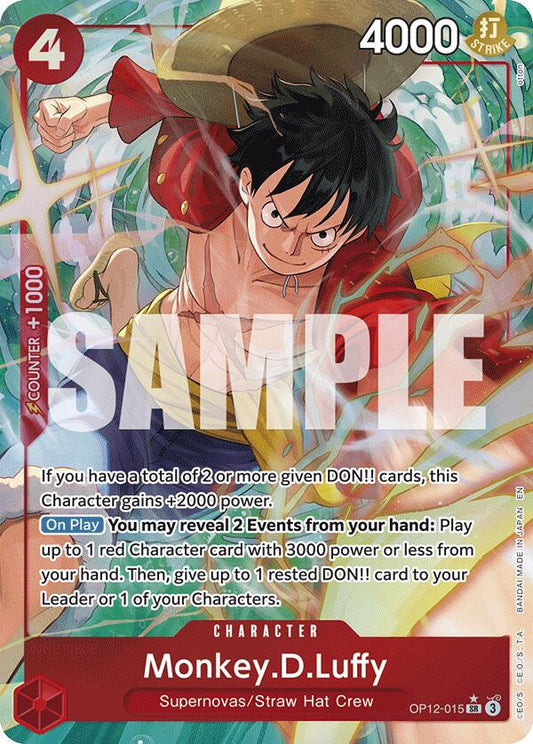 Monkey.D.Luffy (Alternate Art) [OP12 - OP12-015]