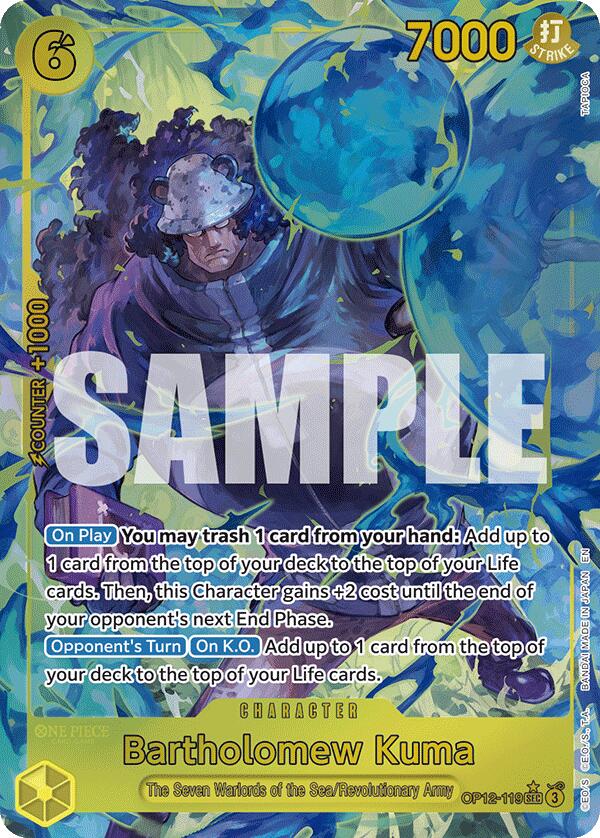 Bartholomew Kuma (Alternate Art) [OP12 - OP12-119]